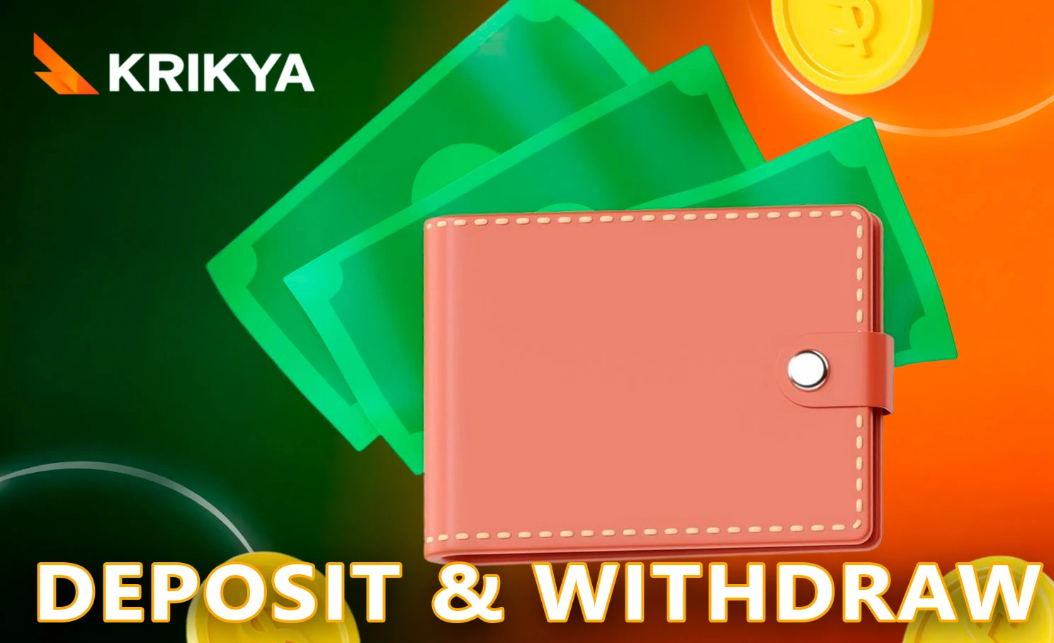 Payment methods for adding and withdrawing funds