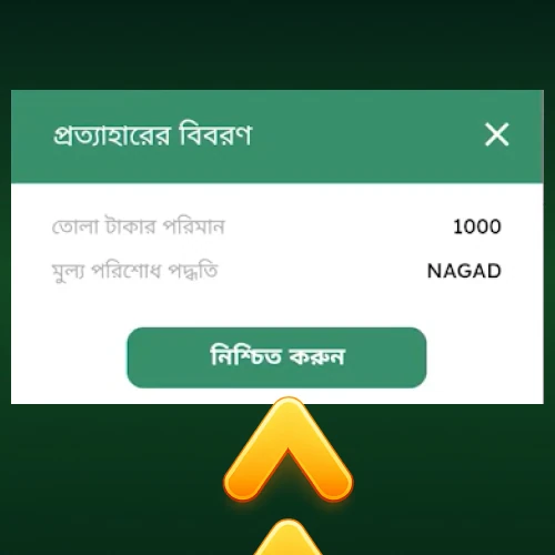 উত্তোলন নিশ্চিতকরণ